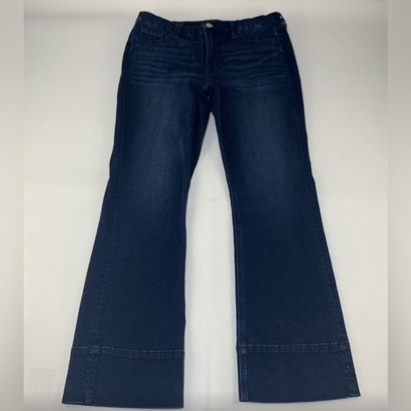 7 For All Mankind Denim - 7 For All Mankind Ultra Dark Stretch Denim Slim Bootcut Trouser Jeans 12